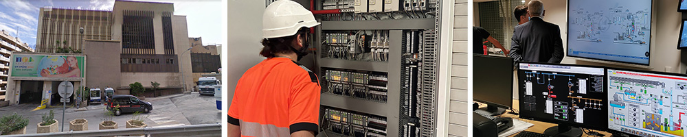 L’usine de valorisation des déchets de Monaco comprend deux fours-chaudières et deux lignes de traitement des fumées. Une salle de commande équipée d'un écran tactile et à commande vocale.