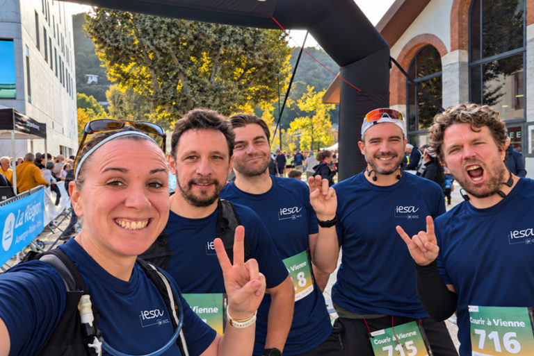 L'équipe IESA de Courir à Vienne 2026